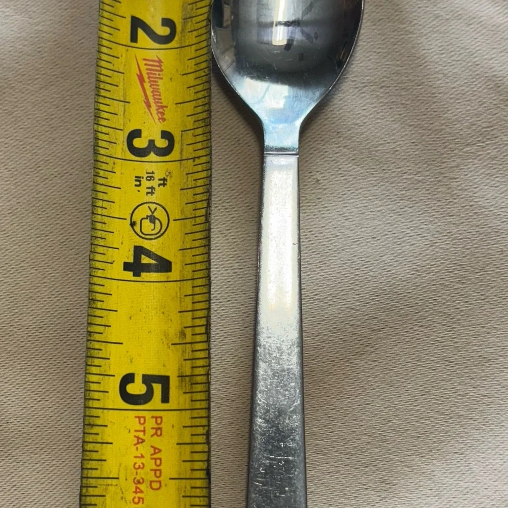 10‎ Delco Stainless Steel Dinner Dessert Spoons Everyday Dining Utensils
